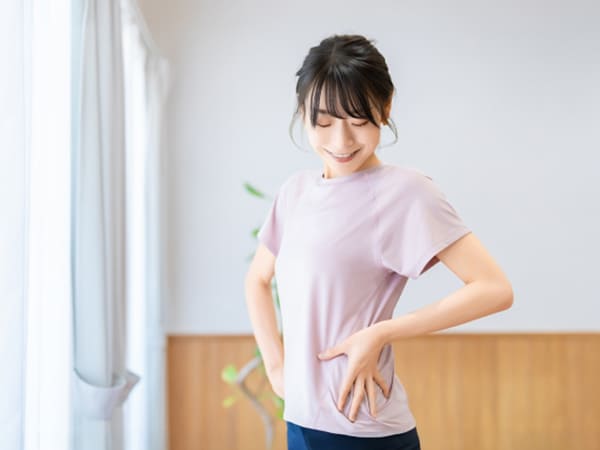 スリムな体型の女性