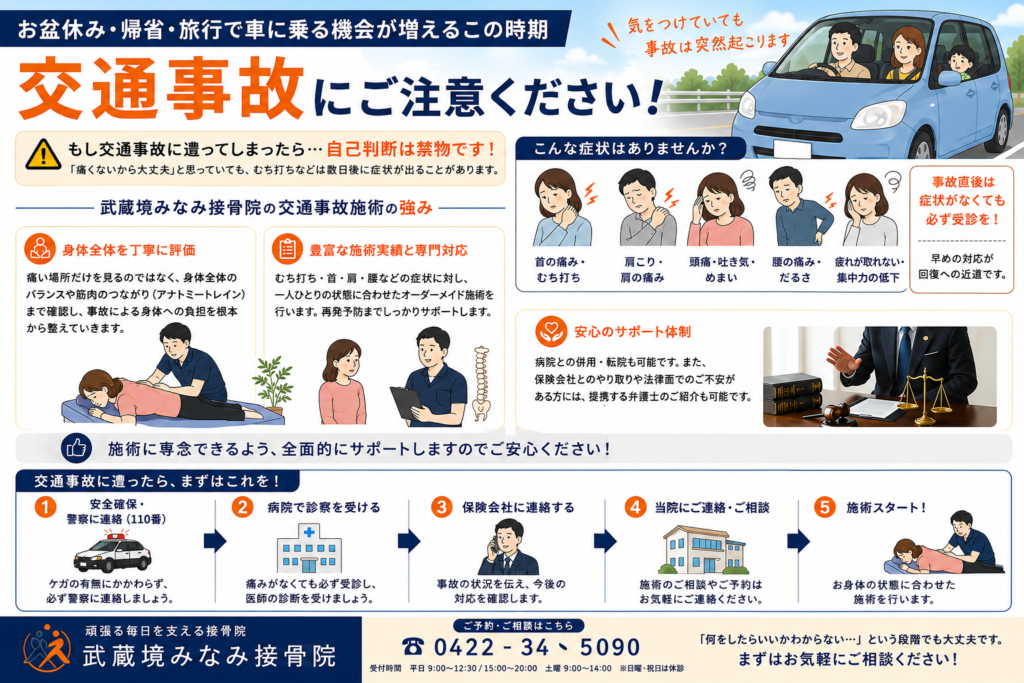 2026年交通事故お盆